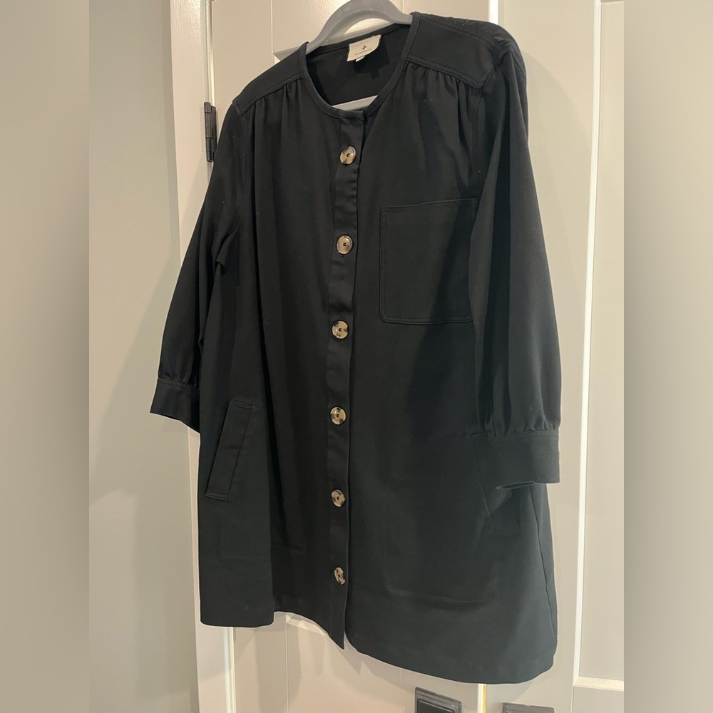 Tuckernuck Black Button-Up Dress sz XL